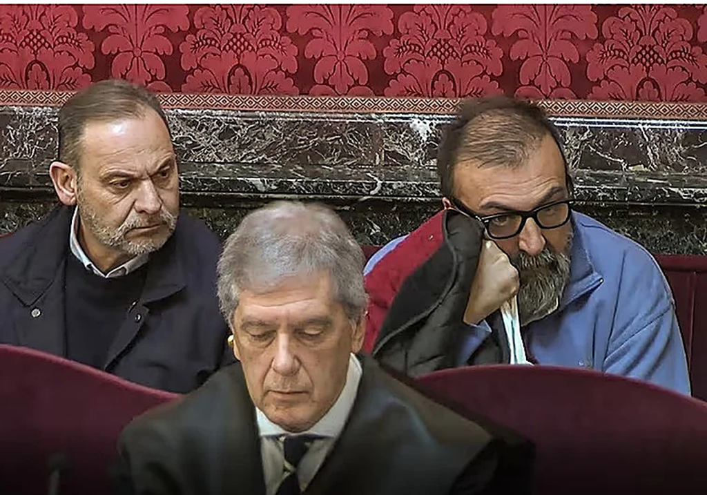 José Luis Ábalos y Koldo García en la vista de cuestiones previas en el Supremo R.C.