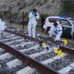 Los agentes de Criminalística de la Guardia Civil documentan el raíl roto en Adamuz Guardia Civil / LA VERDAD