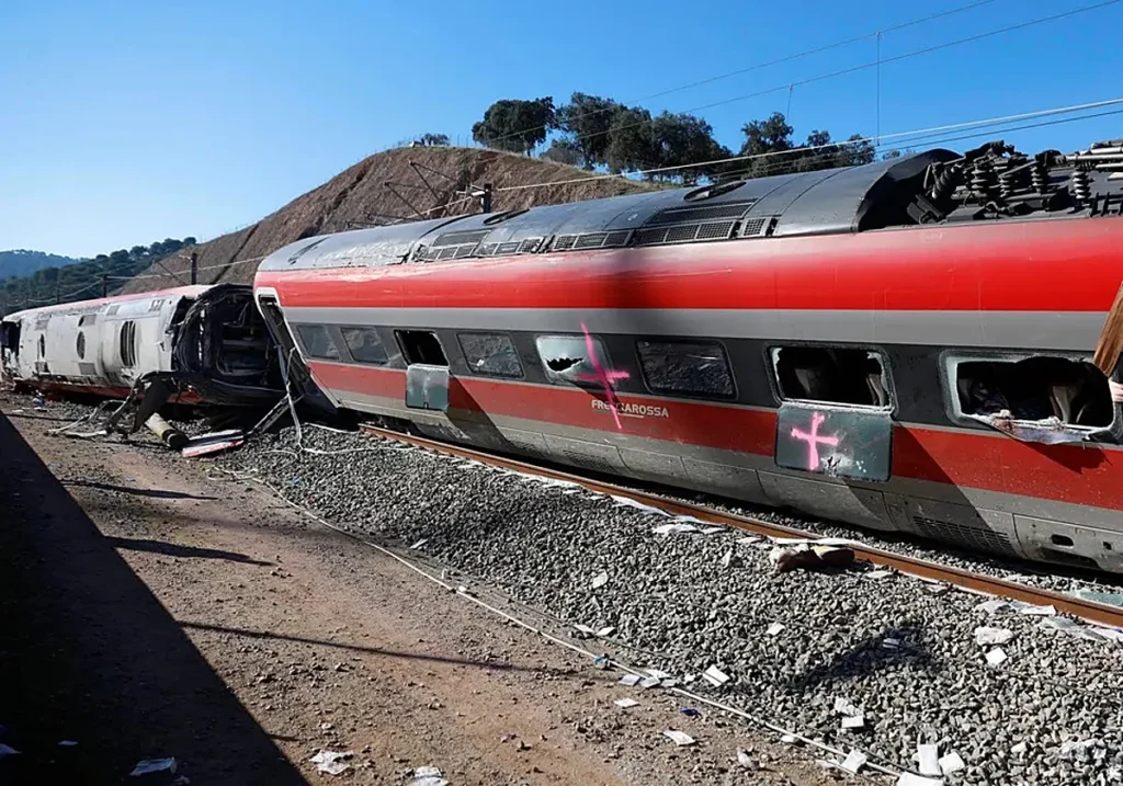 Vagones de Iryo en el lugar del accidente EFE / LA VERDAD