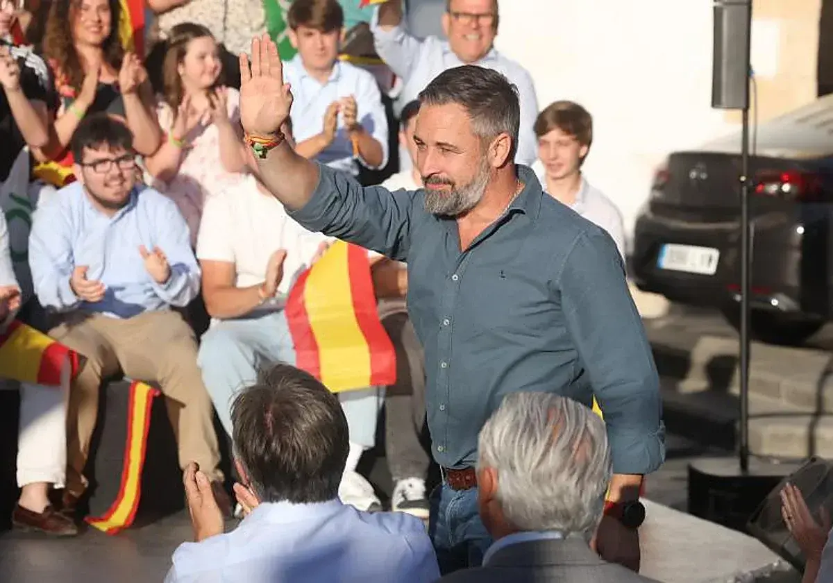 El presidente de Vox, Santiago Abascal. (EP)