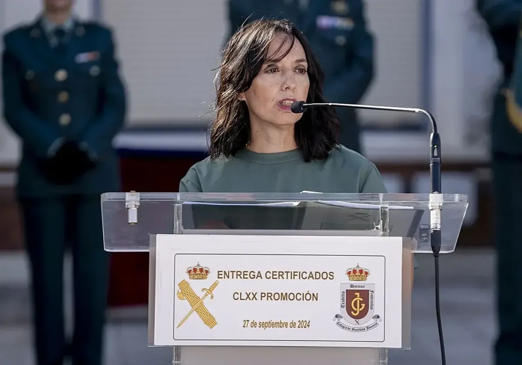 La directora general de la Guardia Civil, Mercedes González. (Efe)