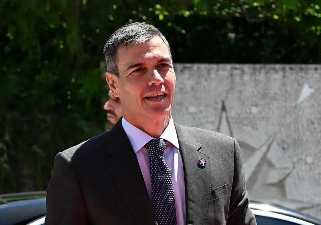 El presidente del Gobierno, Pedro Sánchez, en Montenegro. (Efe)