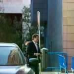 David Sánchez llega este lunes a la Audiencia de Badajoz.