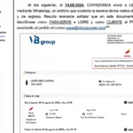 Uno de los billetes de Leire Díez pagados por el PSOE recuperados por la UCO.