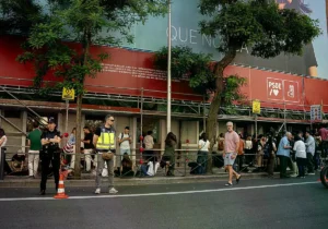 Imagen de la sede socialista de Ferraz durante el registro de la UCO el pasado 27 de mayo.