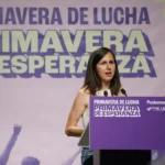 La secretaria general de Podemos, Ione Belarra. (EP)