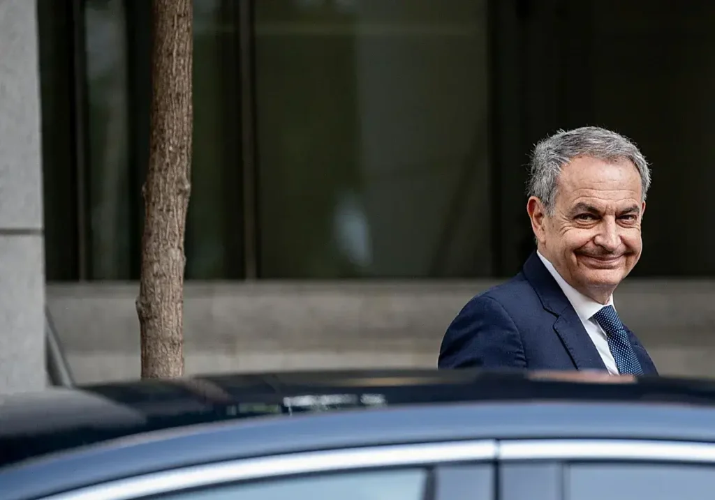 Zapatero el pasado 17 de junio a su llegada a la Audiencia Nacional