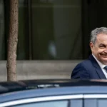 Zapatero el pasado 17 de junio a su llegada a la Audiencia Nacional