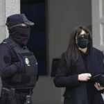Jésica Rodríguez durante su testificación en el Tribunal Supremo.