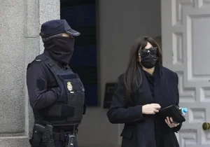 Jésica Rodríguez durante su testificación en el Tribunal Supremo.