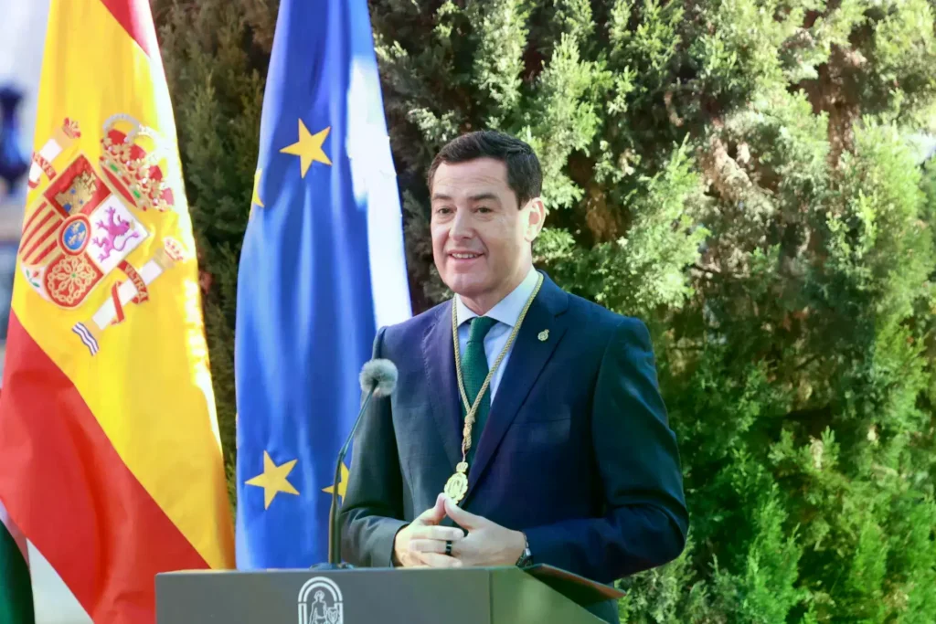 Juanma Moreno toma posesión como presidente de la Junta de Andalucía para la XIII legislatura.