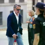 El empresario Joaquín Parra, a su llegada a la Audiencia Nacional.