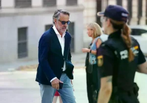 El empresario Joaquín Parra, a su llegada a la Audiencia Nacional.