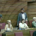 Carlos Mazón, en Les Corts.