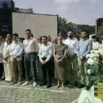 Acto en Ermua en memoria de Miguel Ángel Blanco.