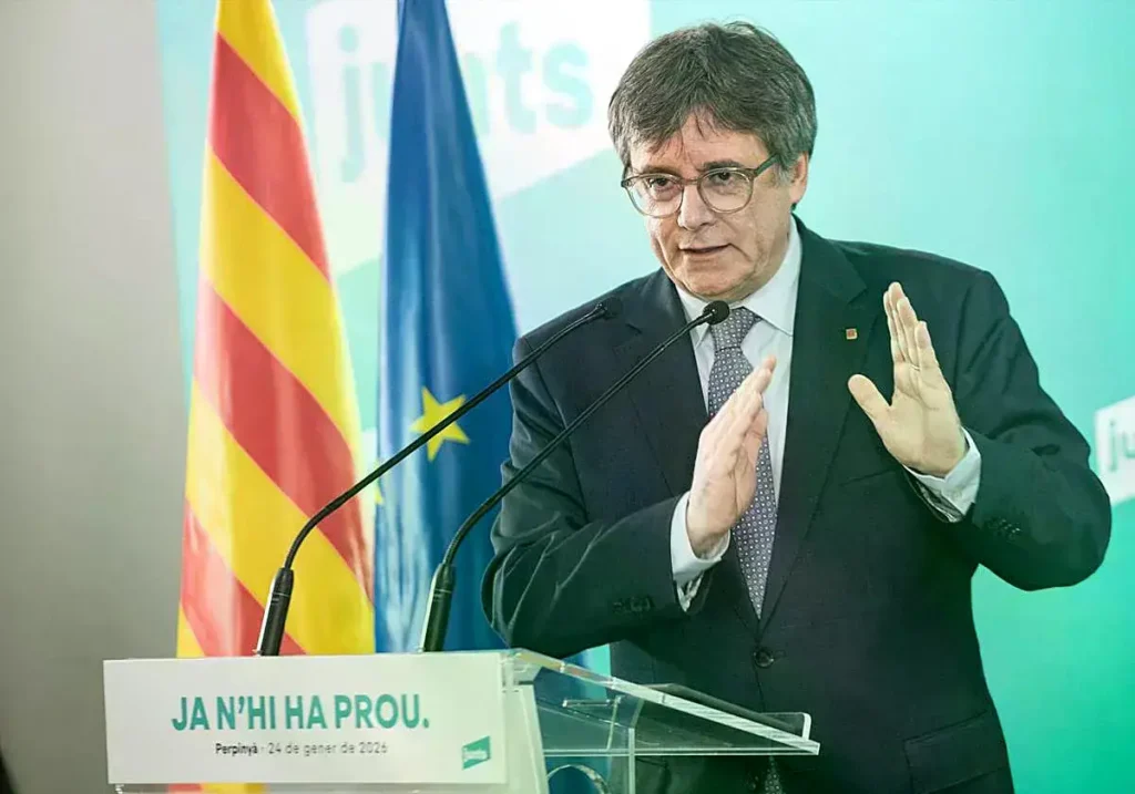 El presidente de Junts, Carles Puigdemont. (EP)