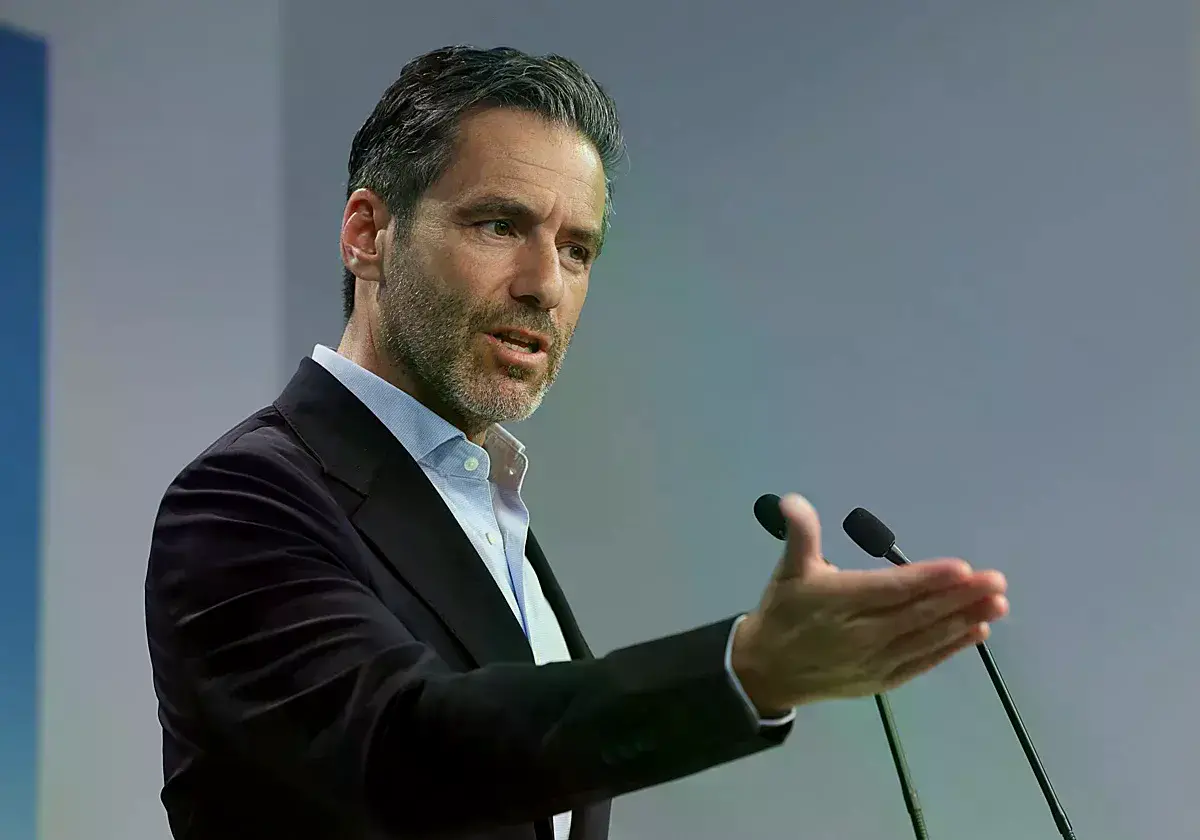 Borja Sémper comparece en la sala de prensa de Génova