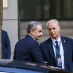 Zapatero el día de su declaración ante la Audiencia Nacional.