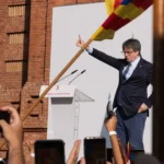 Carles Puigdemont, en Barcelona el 8 de agosto de 2024.