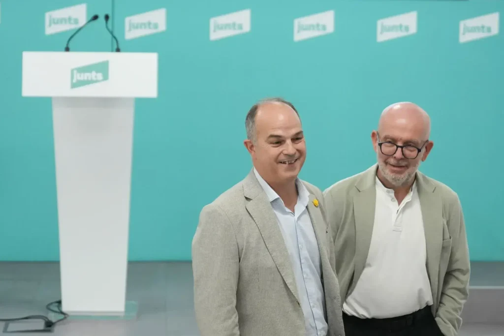 Jordi Turull y Gonzalo Boye valoran la sentencia del TJUE sobre la amnistía. (EP)