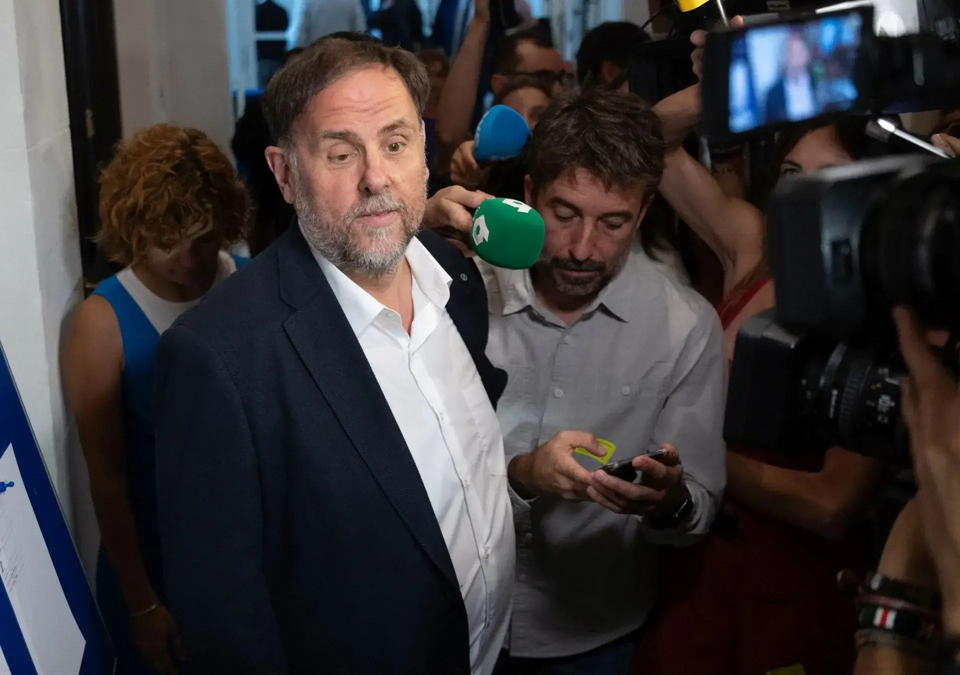El presidente de ERC, Oriol Junqueras.