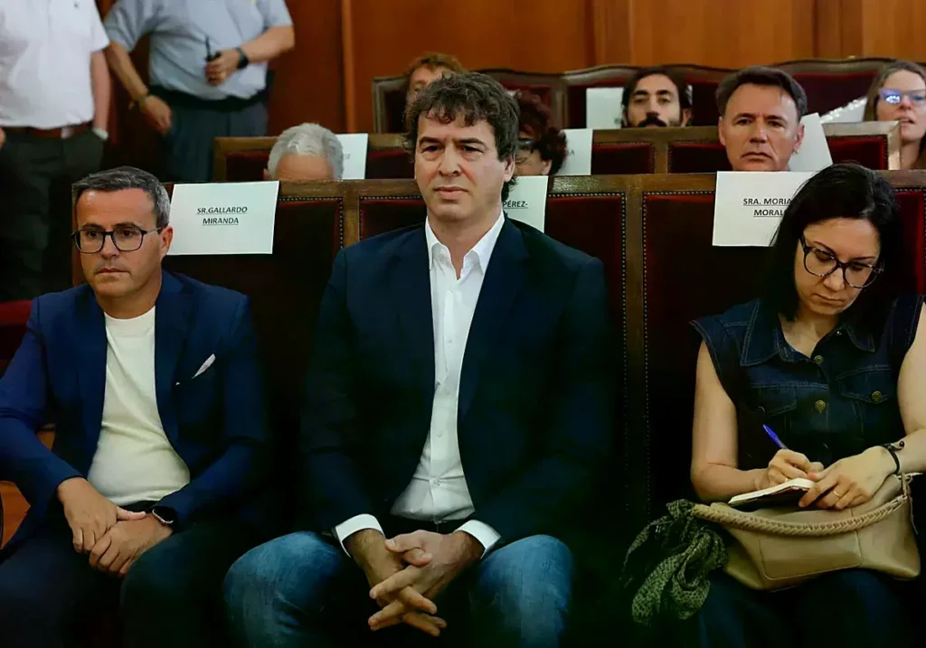 David Sánchez, hermano del presidente del Gobierno, durante su juicio.
