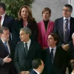 Los expresidentes Rajoy, Zapatero, Aznar y González en el acto de jura de la Constitución de la Princesa de Asturias en 2023