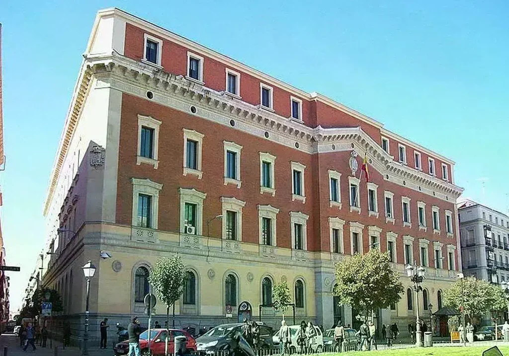 Fachada del Tribunal de Cuentas en Madrid.