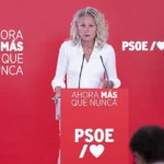 La portavoz del PSOE, Montse Minguez.