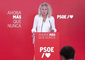 La portavoz del PSOE, Montse Minguez.