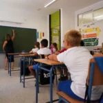 Alumnos en una clase en un centro público. (EP)