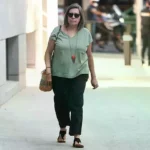 Celia Rodríguez a su llegada este martes a la Audiencia Nacional.